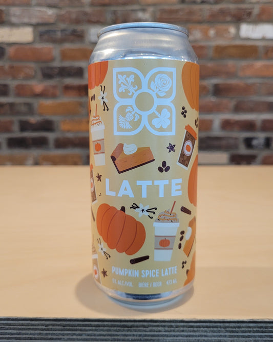 Canette de Latte, bière pumpkin spice de 4 Origines