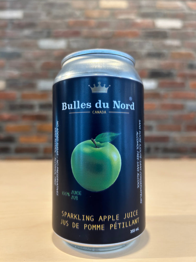 Jus de pomme petillant