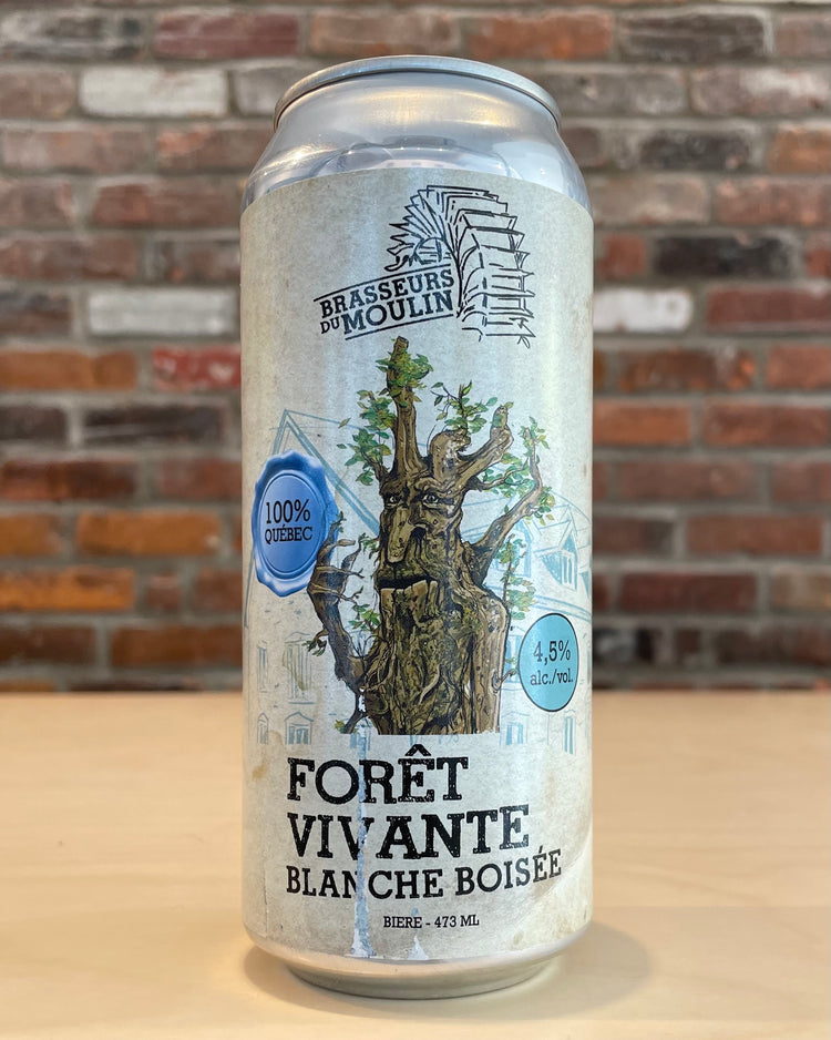 Forêt Vivante blanche boisée