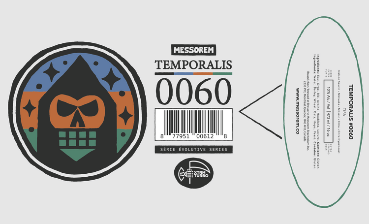 Canette Temporalis #0060, Triple IPA, Messorem Bracitorium, 473 ml