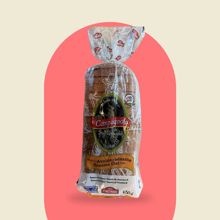 Pain campagnolo blé, avoine et sésame 650 g