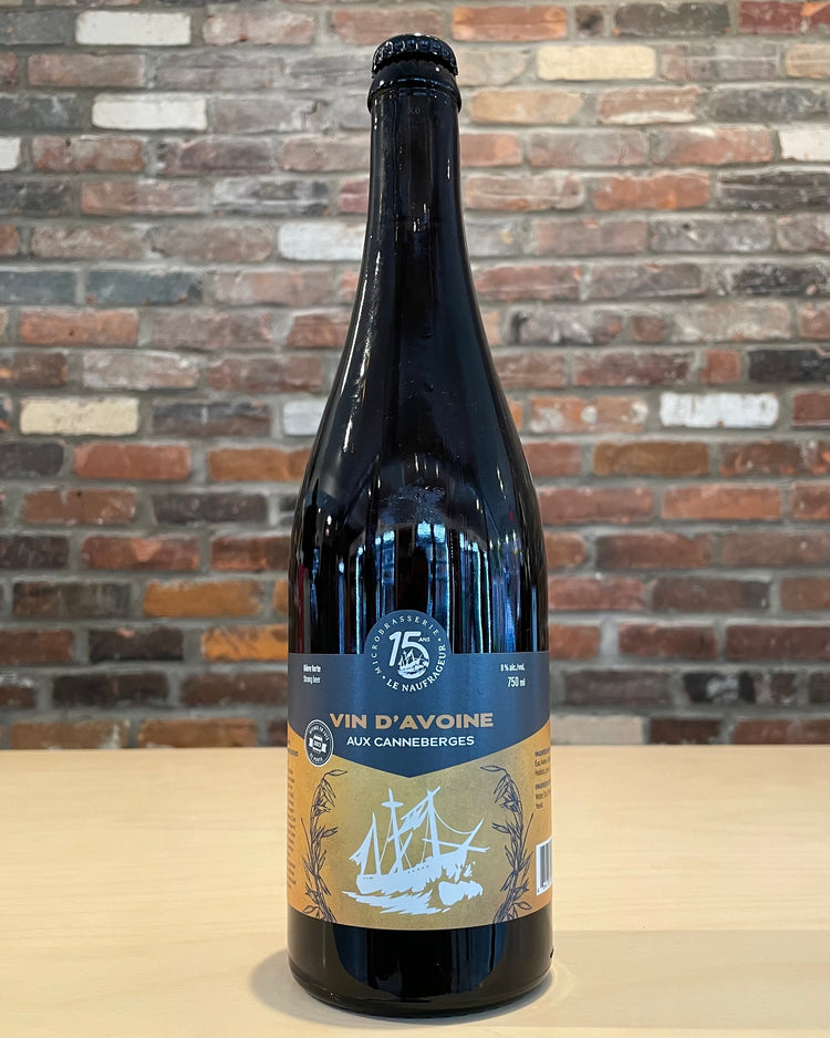 Vin d’avoine aux canneberges affiné en fût de Porto