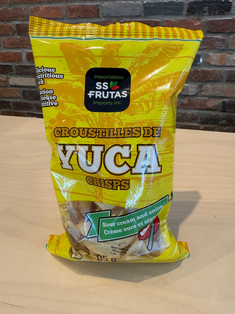Croustilles De Yuka - Creme sure et Onion