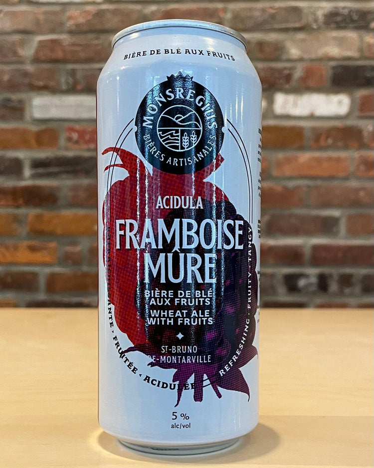Acidula Framboise & Mûre - Sûre - MonsRegius - Beau Dégât Bièrerie de Quartier