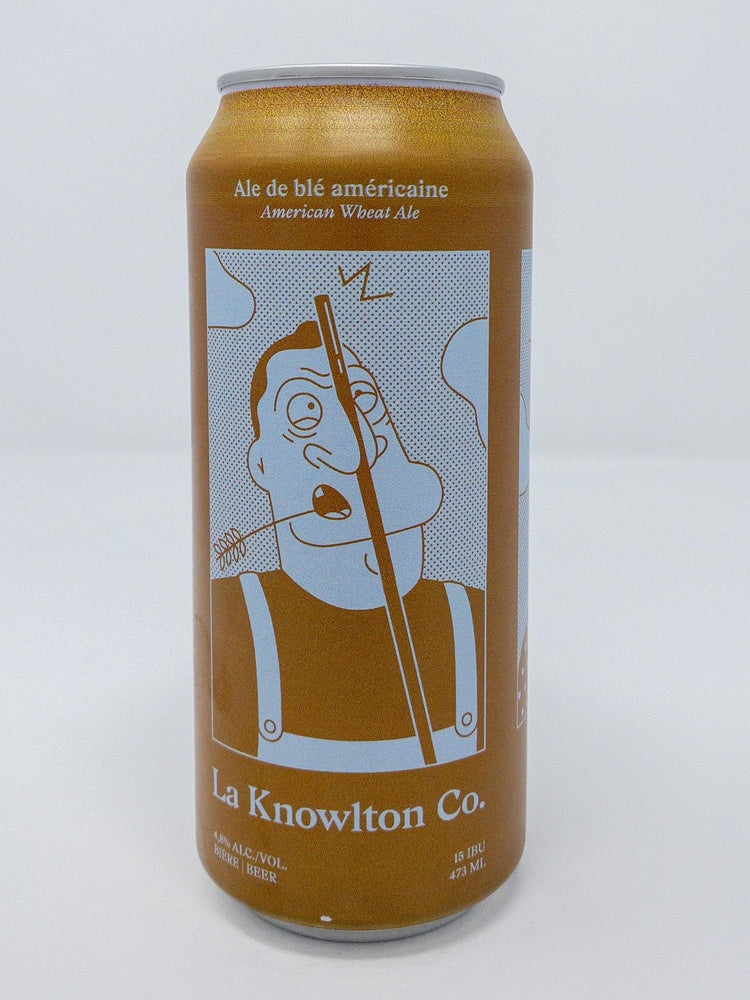 Ale de Blé Américaine - Blanche - La Knowlton Co - Beau Dégât Bièrerie de Quartier