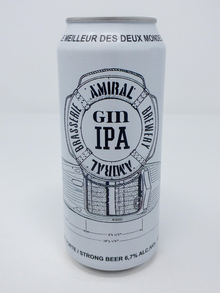 Amiral Gin IPA - Houblonnée - Brasserie Amiral - Beau Dégât Bièrerie de Quartier