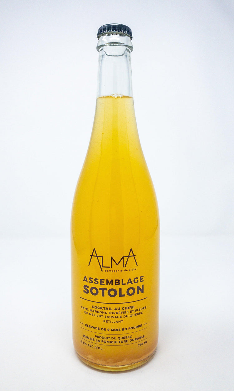 Assemblage Sotolon - Cidre - Alma Compagnie de Cidre - Beau Dégât Bièrerie de Quartier