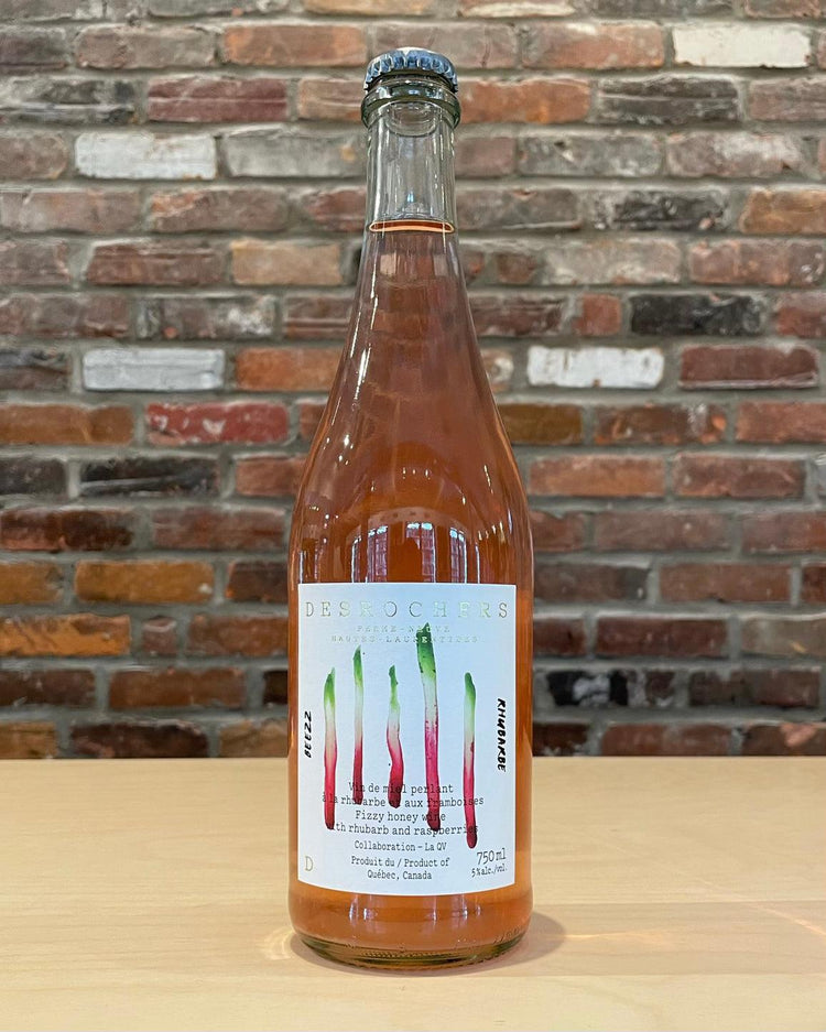 Beezz Rhubarbe 2021 - Hydromel - Desrochers D - Beau Dégât Bièrerie de Quartier