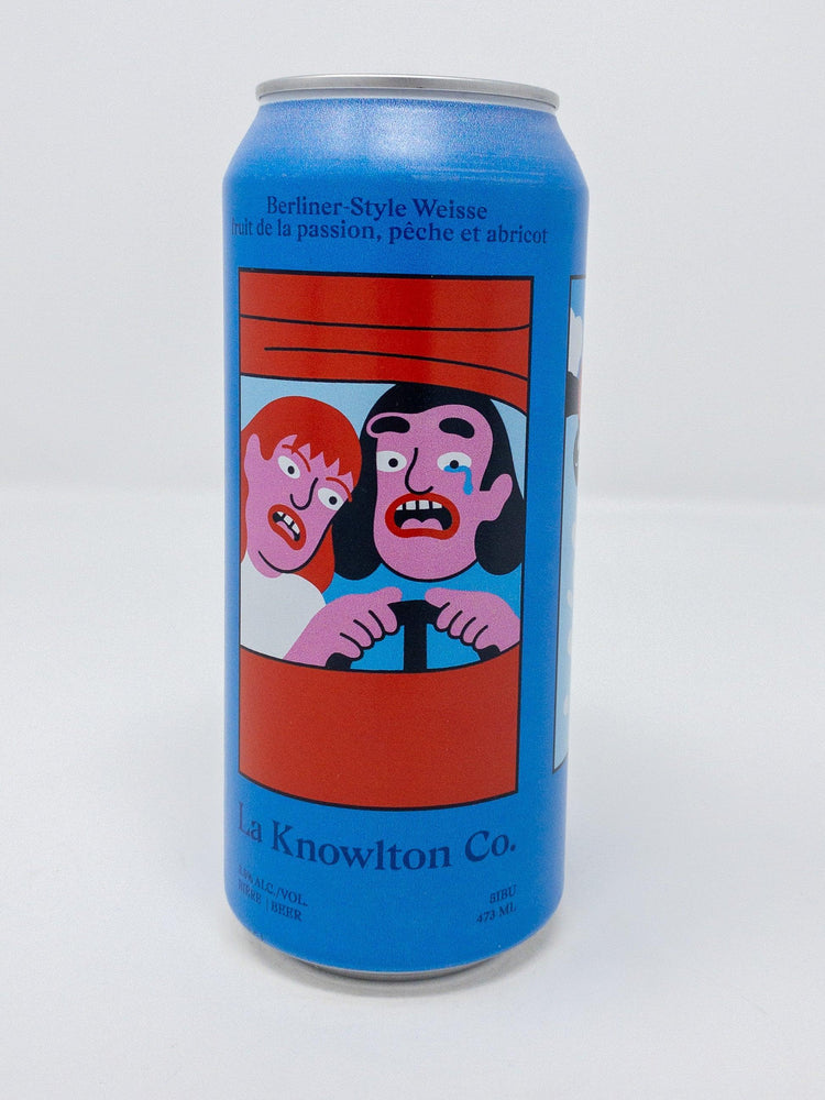 Berliner-Style Weisse Passion Peche Abricot - Sûre - La Knowlton Co - Beau Dégât Bièrerie de Quartier