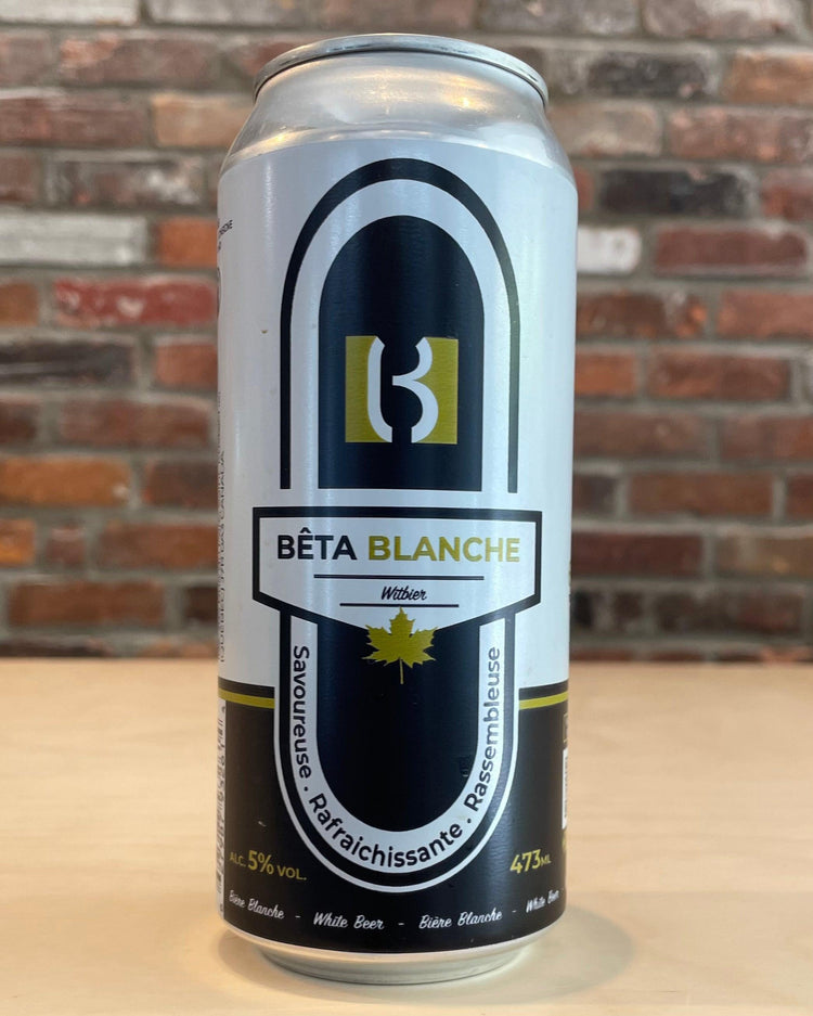 Bêta Blanche - Blanche - Microbrasserie Bêta - Beau Dégât Bièrerie de Quartier