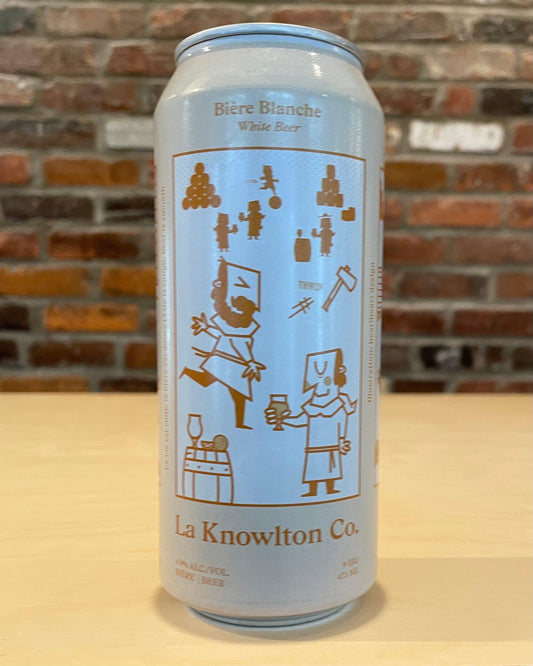 Bière Blanche - Blanche - La Knowlton Co - Beau Dégât Bièrerie de Quartier