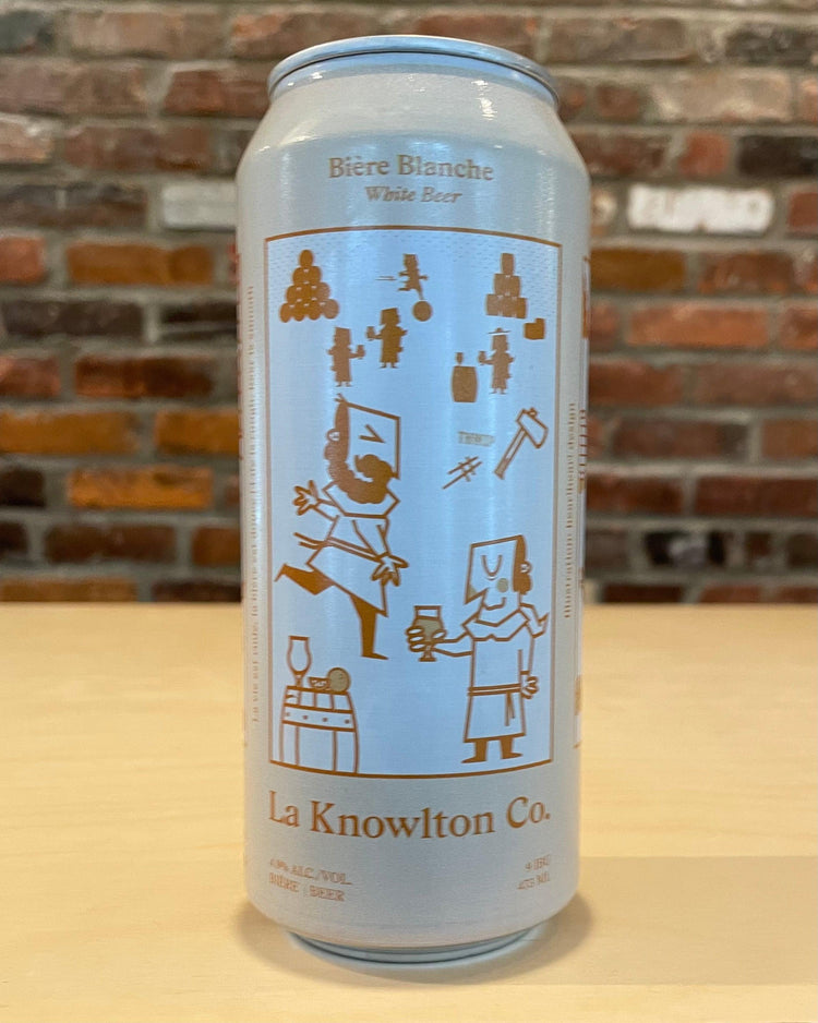 Bière Blanche - Blanche - La Knowlton Co - Beau Dégât Bièrerie de Quartier