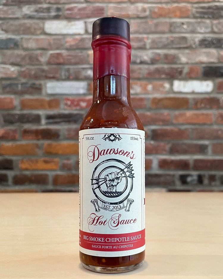 Big Smoke Chipotle - Sauce Piquante - Dawson's Hot Sauce - Beau Dégât Bièrerie de Quartier