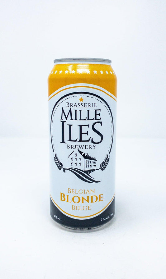 Canette de Blonde Belge, ale de Mille-Îles