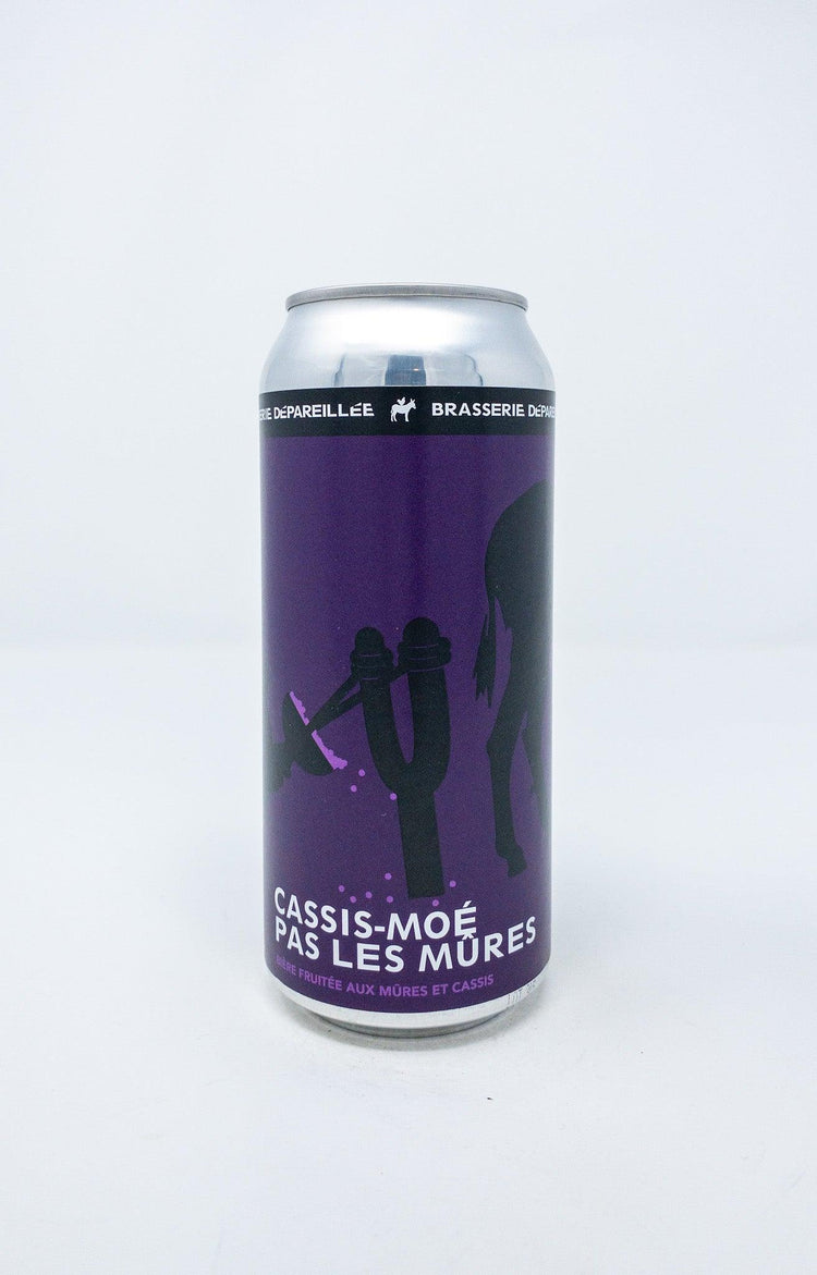 Cassis Moé pas les Mûres - Sure - Brasserie Dépareillée - Beau Dégât Bièrerie de Quartier