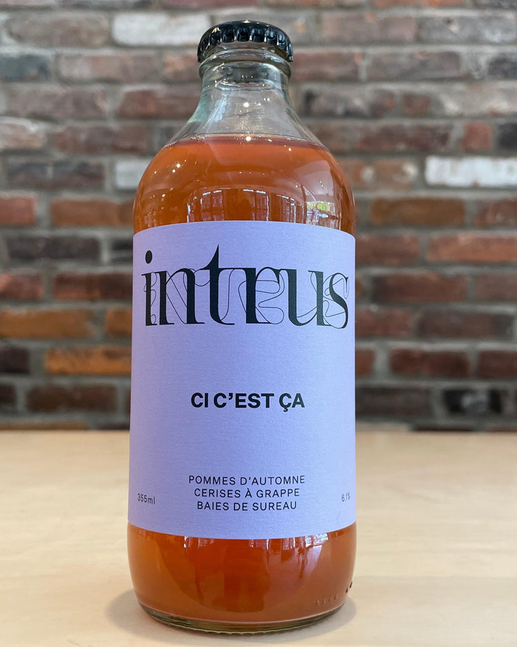 Ci c'est ça - Cidre - Intrus - Beau Dégât Bièrerie de Quartier