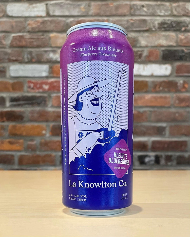 Cream Ale Bleuet - Soif - La Knowlton Co - Beau Dégât Bièrerie de Quartier