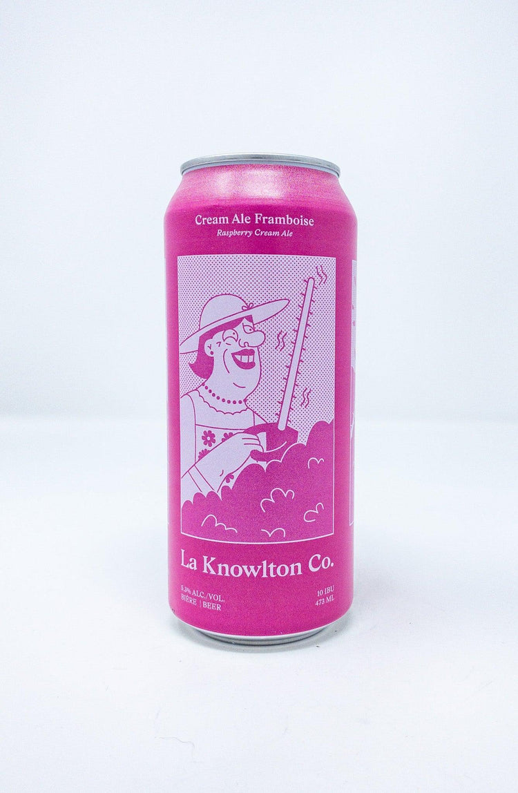 Cream Ale Framboise - Soif - La Knowlton Co - Beau Dégât Bièrerie de Quartier
