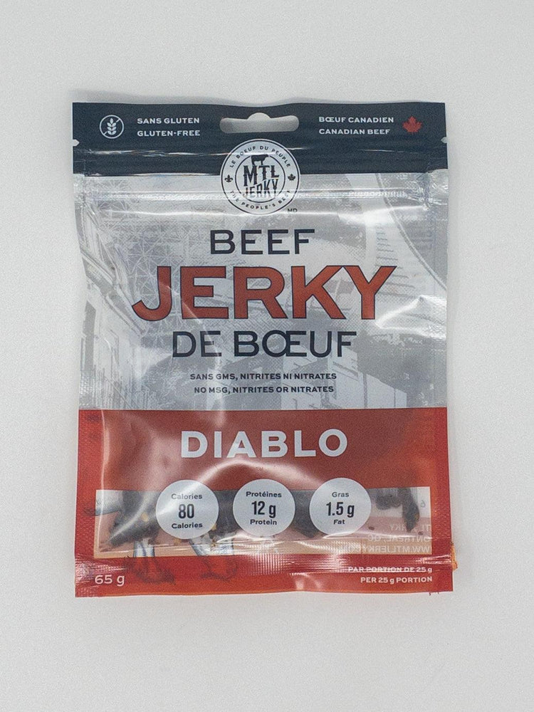 Diablo - Prêt à Manger - MTL Jerky - Beau Dégât Bièrerie de Quartier