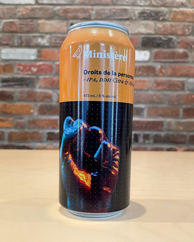 Droit de la Personne - Houblonnée - Brasserie Ministère - Beau Dégât Bièrerie de Quartier