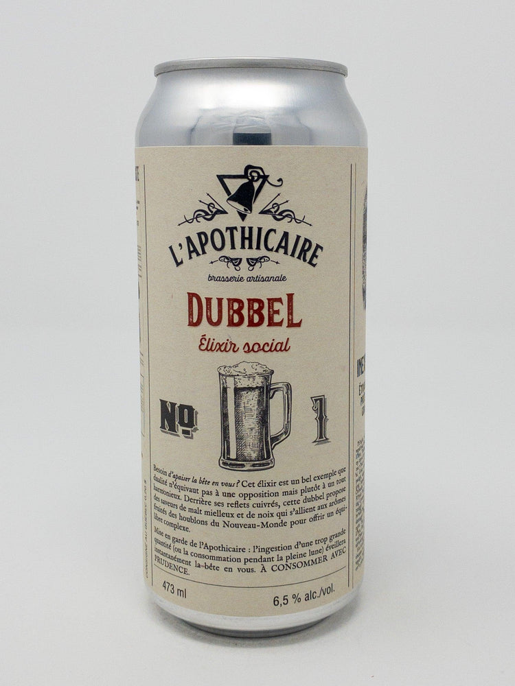 Dubbel #1 - Complexe - Brasserie L'Apothicaire - Beau Dégât Bièrerie de Quartier