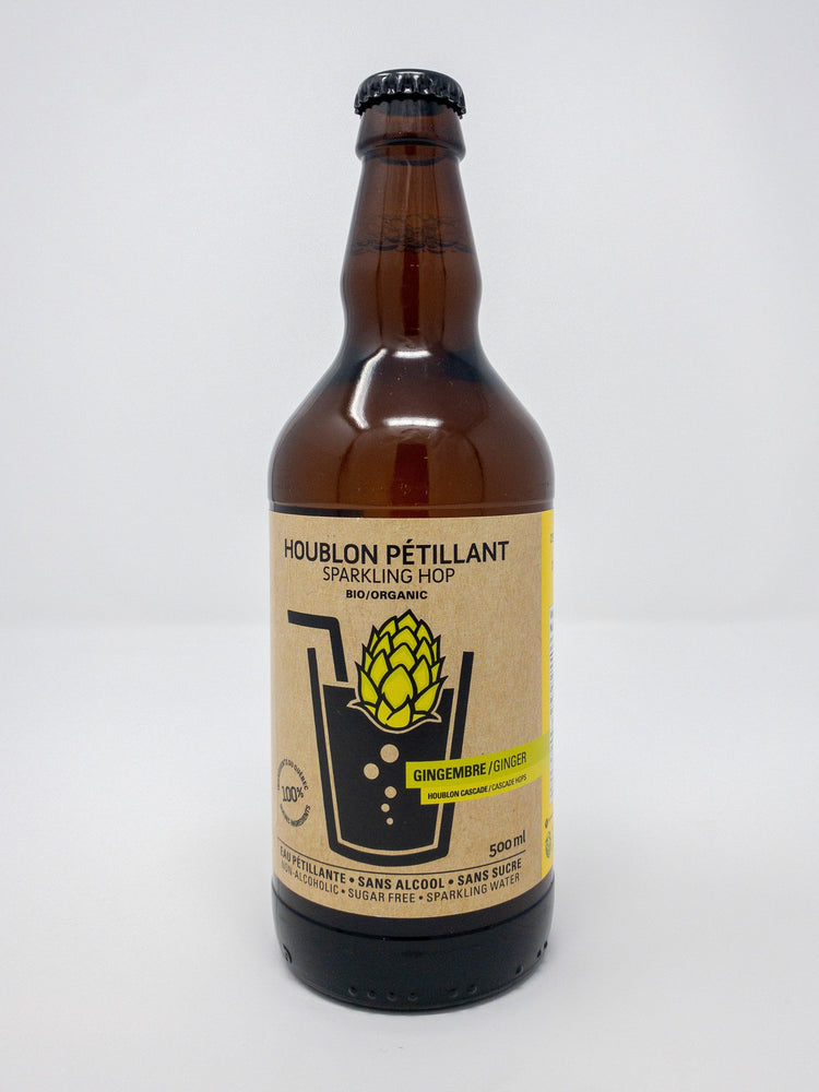 Eau Pétillante Houblon - Gingembre - Sans Alcool - Le Naufrageur - Beau Dégât Bièrerie de Quartier