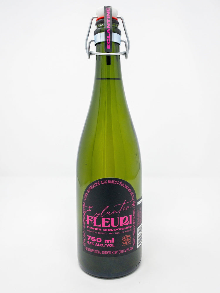 Fleuri Eglantine certifié biologique par Écocert Canada - Cidre - Alma Compagnie de Cidre - Beau Dégât Bièrerie de Quartier