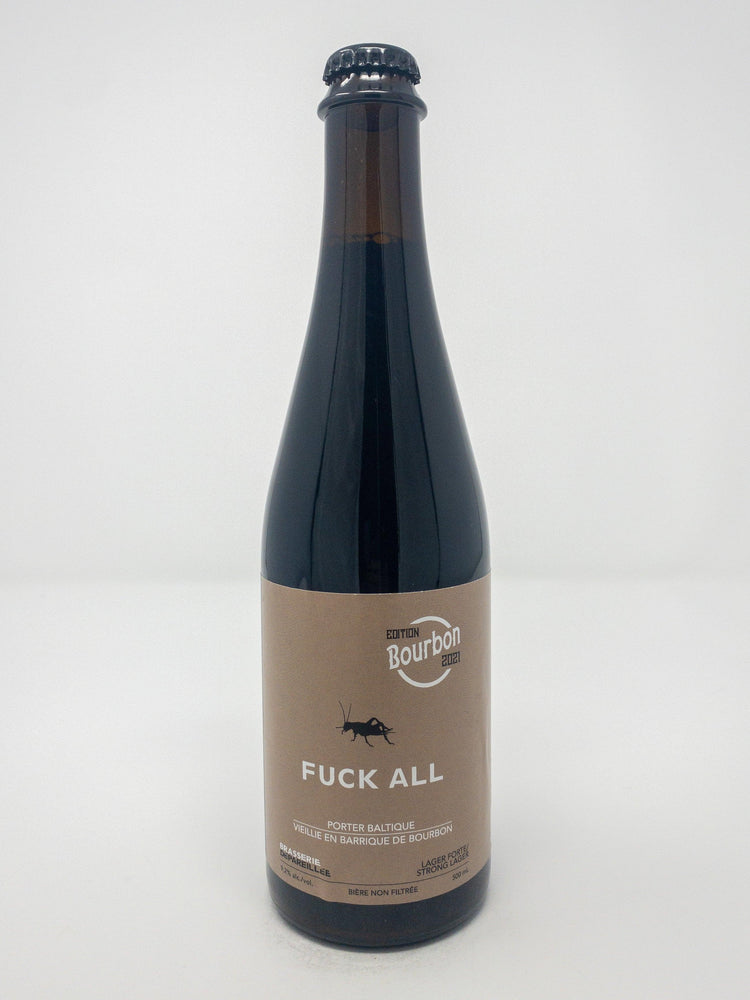 Fuck all bourbon - Noire - Brasserie Dépareillée - Beau Dégât Bièrerie de Quartier