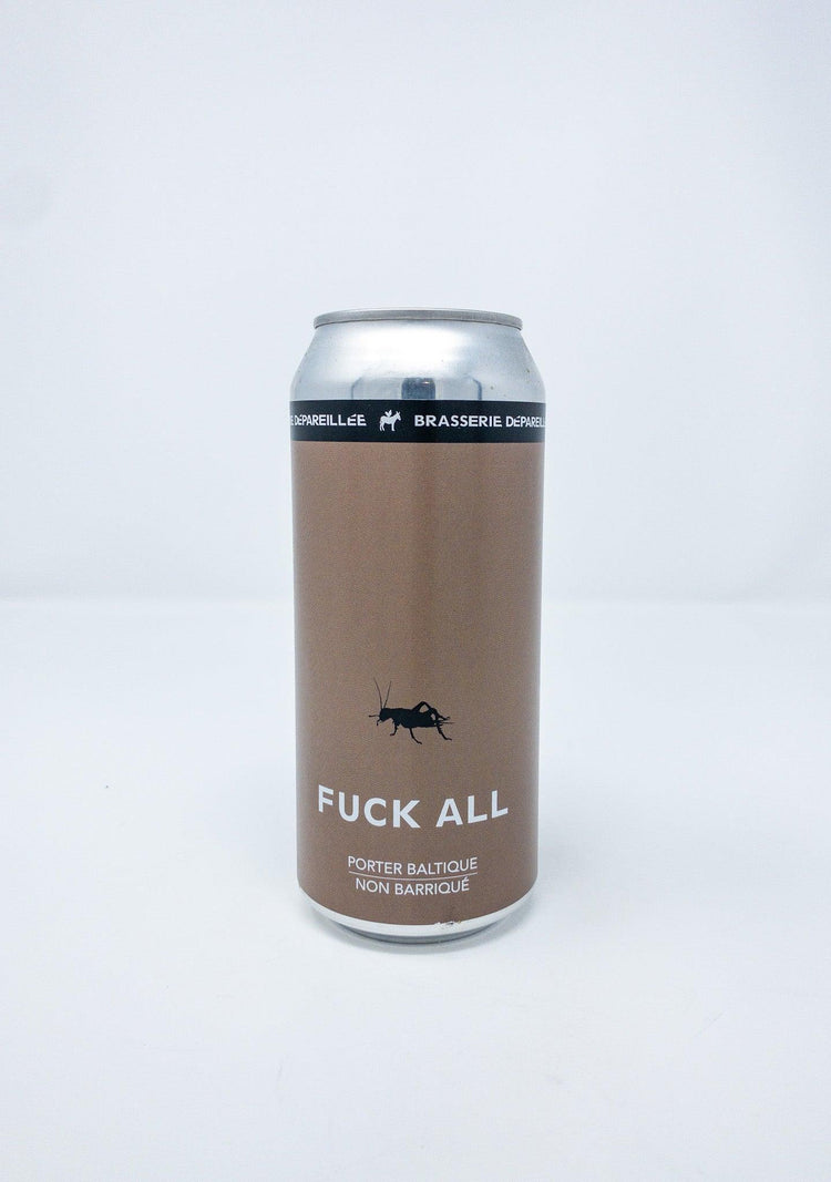 FUCK ALL (non barriqué) - Noire - Brasserie Dépareillée - Beau Dégât Bièrerie de Quartier