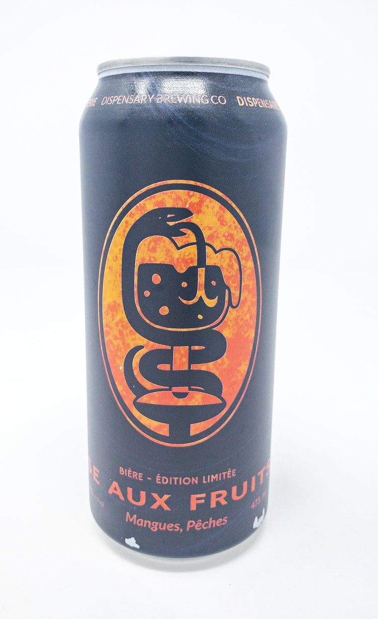 Gose aux Mangues et Pêches - Sûre - Dispensaire Microbrasserie - Beau Dégât Bièrerie de Quartier