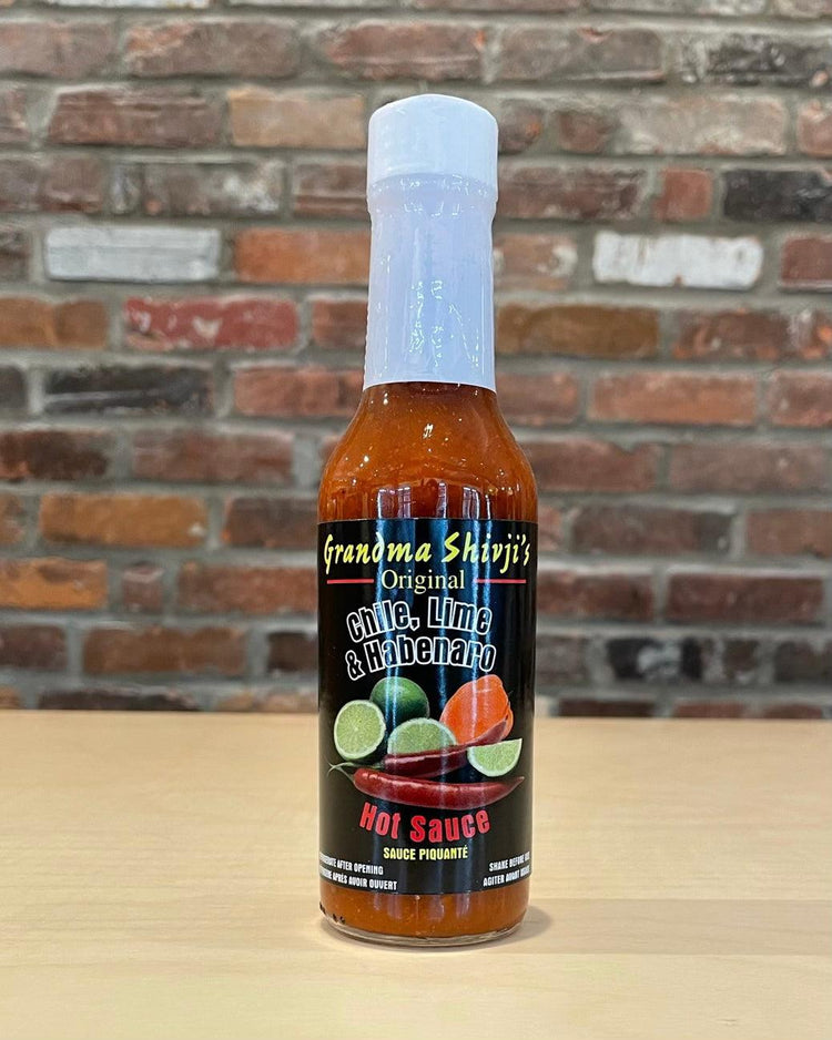 Grandma Shivji's Chile & Lime Hot Sauce - Sauce Piquante - Hatari Bros. - Beau Dégât Bièrerie de Quartier