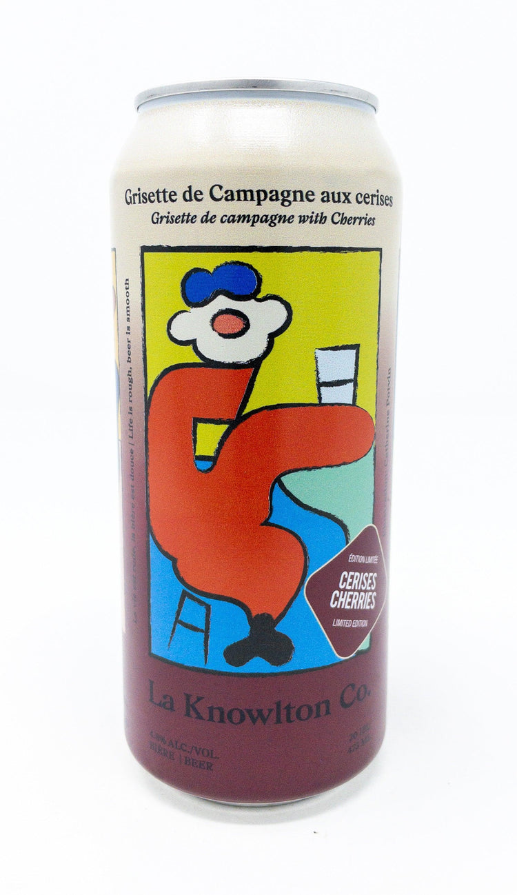 Grisette de Campagne Aux Cerises - Sûre - La Knowlton Co - Beau Dégât Bièrerie de Quartier
