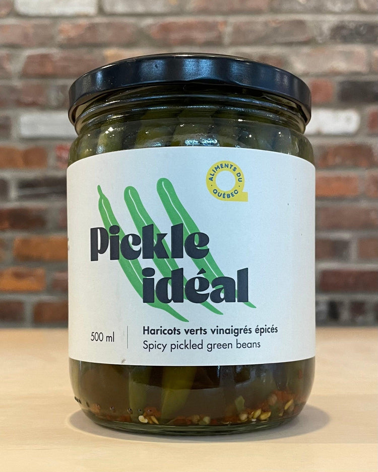 Haricots Verts Épicés Vinaigrés - Condiment - Pickle Idéale - Beau Dégât Bièrerie de Quartier