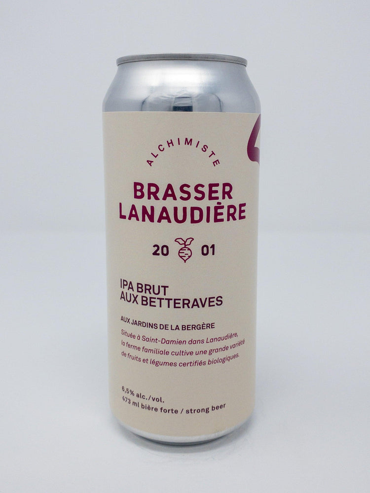 IPA Brut Aux Betteraves - Houblonnée - Brasseur Lanaudière - Beau Dégât Bièrerie de Quartier
