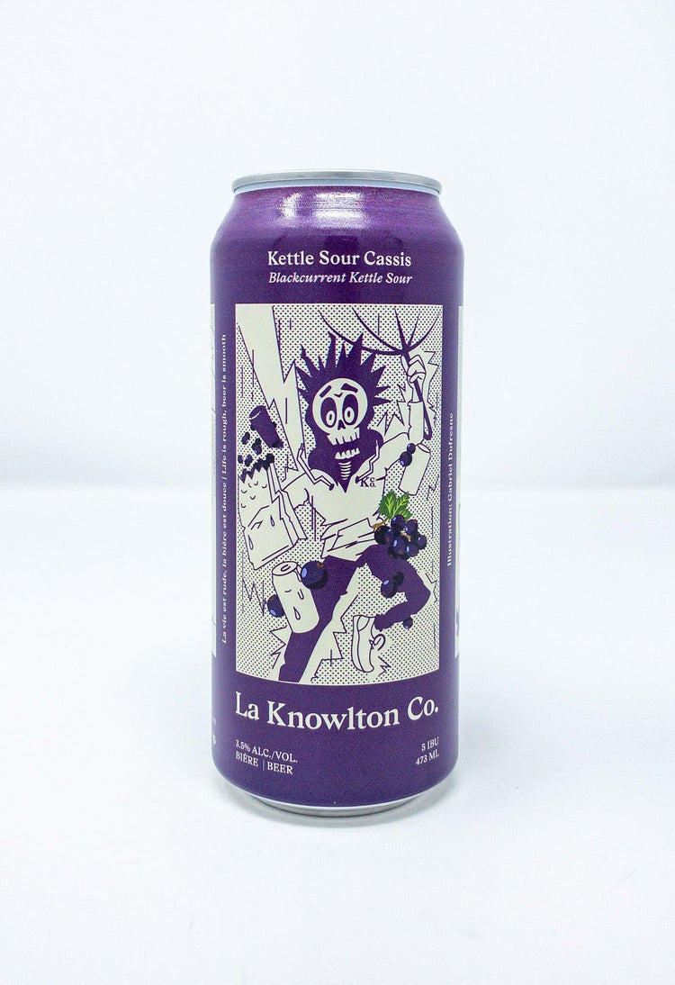 Kettle Sour Cassis - Sûre - La Knowlton Co - Beau Dégât Bièrerie de Quartier