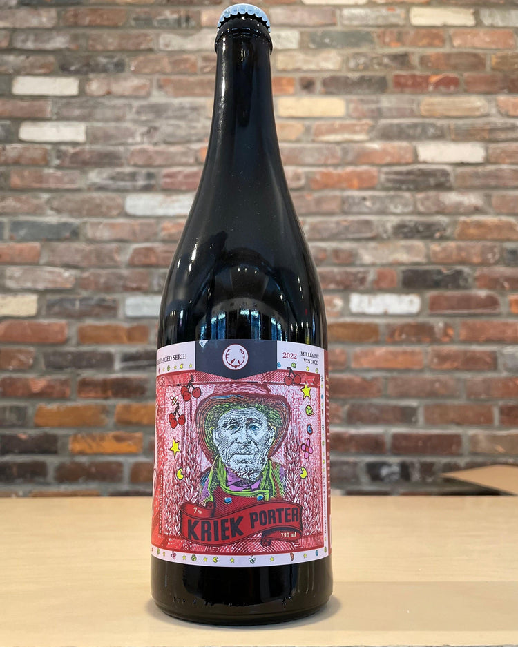 Kriek Porter - Noire - Microbrasserie Pit Caribou - Beau Dégât Bièrerie de Quartier