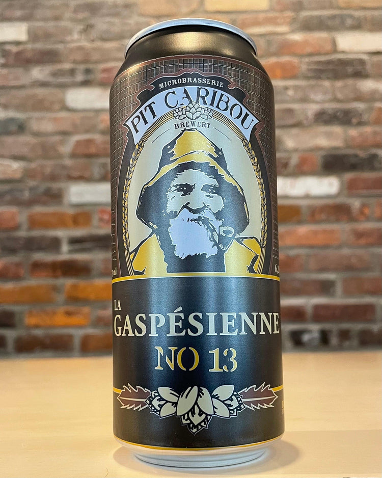 La Gaspésienne no. 13 - Noire - Microbrasserie Pit Caribou - Beau Dégât Bièrerie de Quartier