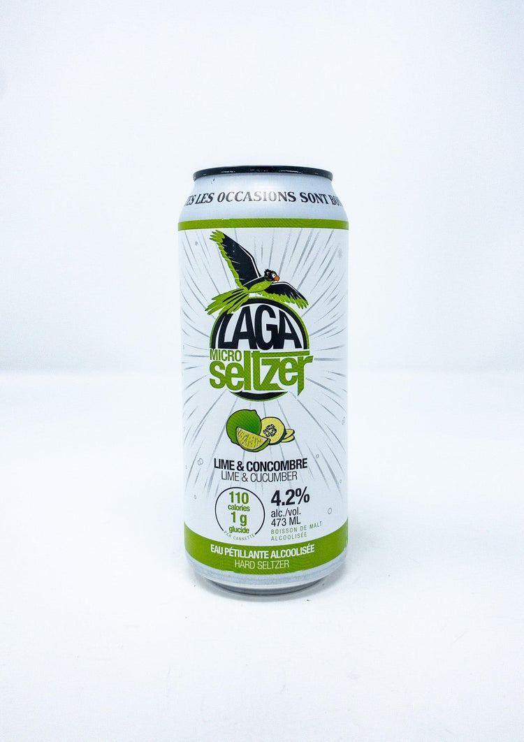 Lagaseltzer Concombre et lime - Seltzer - Lagabière - Beau Dégât Bièrerie de Quartier