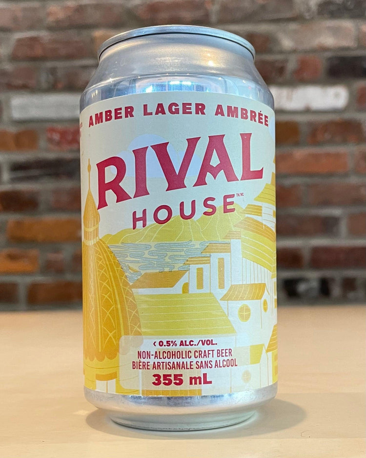 Lager Ambrée (Rival House) - Ambrée, Sans Alcool - Rival House - Beau Dégât Bièrerie de Quartier