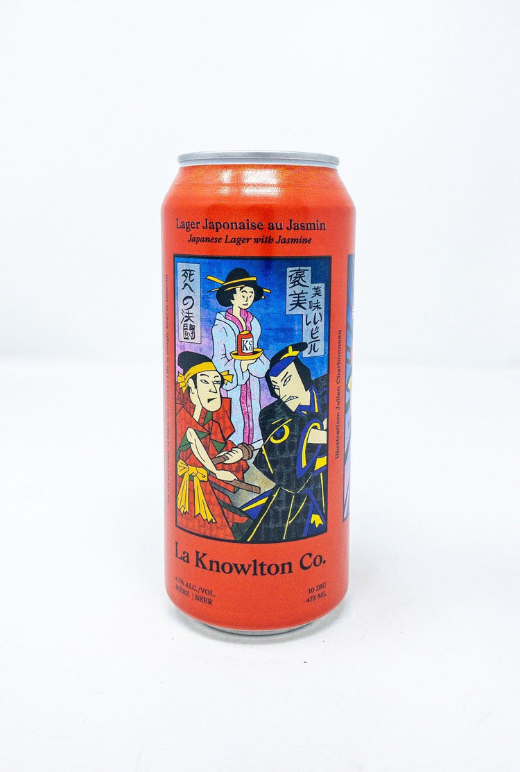Lager Japonais au Jasmin - Soif - La Knowlton Co - Beau Dégât Bièrerie de Quartier