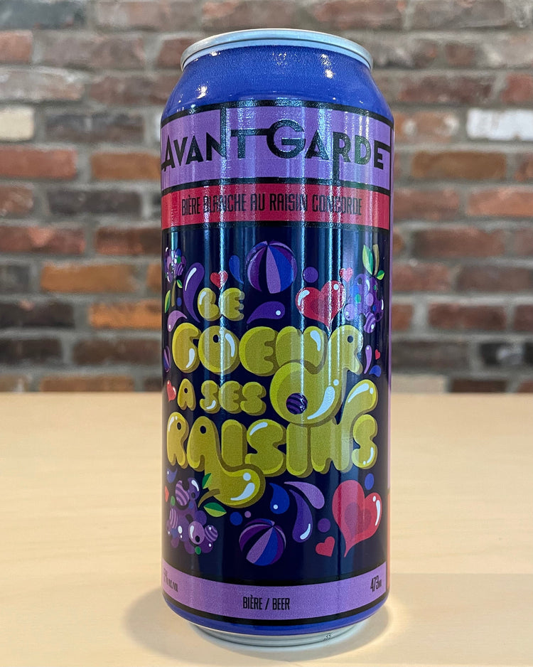 Le Coeur a Ses Raisins - Sûre - Avant Garde - Beau Dégât Bièrerie de Quartier