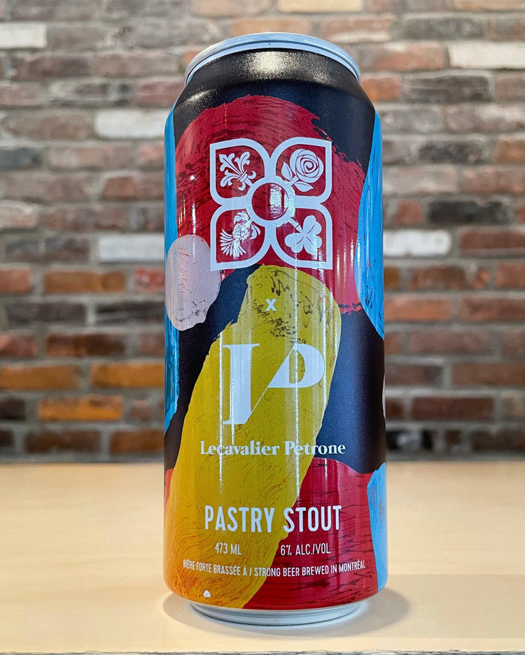 Lecavalier Petrone pastry stout - Noire - 4 Origines - Beau Dégât Bièrerie de Quartier