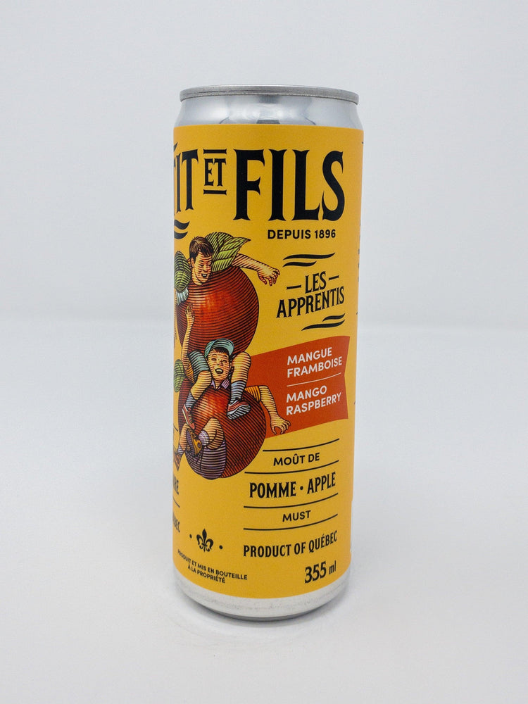 Les Apprentis (mangue et framboise) - Sans Alcool - Vergers Petit et Fils - Beau Dégât Bièrerie de Quartier