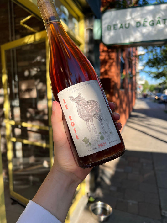 Les Beaux Jus - Le Rosé - Rouge - Vignoble de la Bauge - Beau Dégât Bièrerie de Quartier