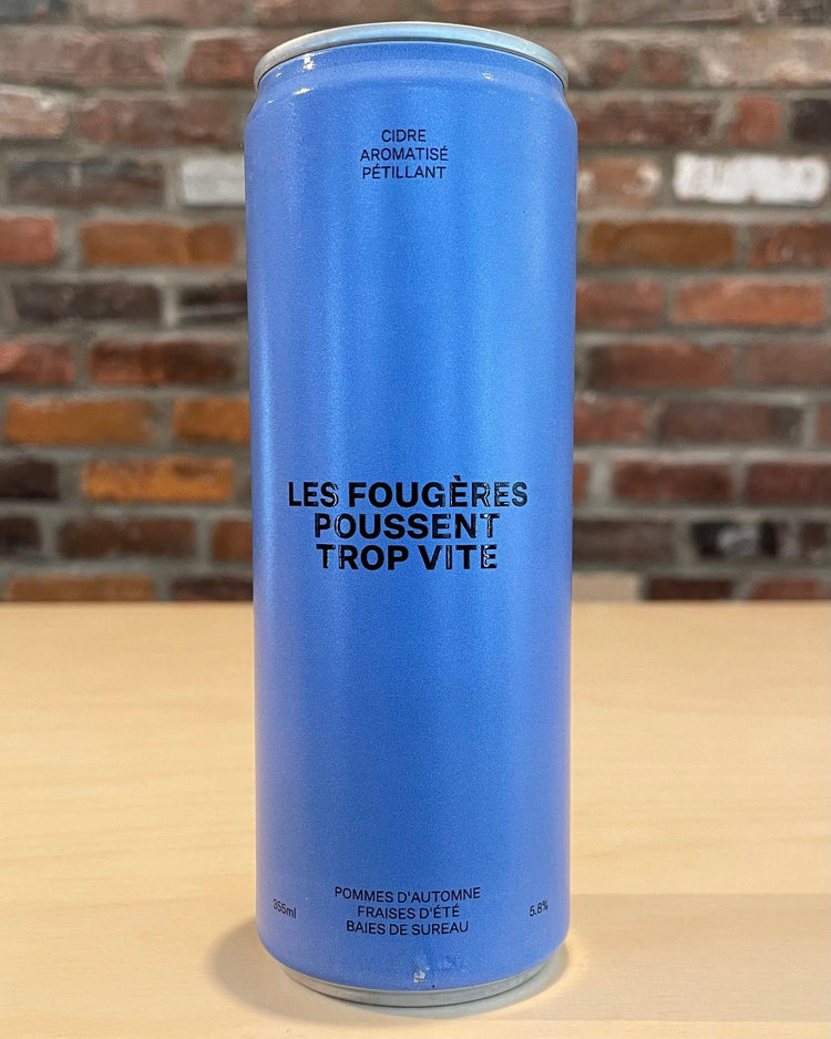 Les Fougères Poussent Trop Vite - Cidre - Intrus - Beau Dégât Bièrerie de Quartier