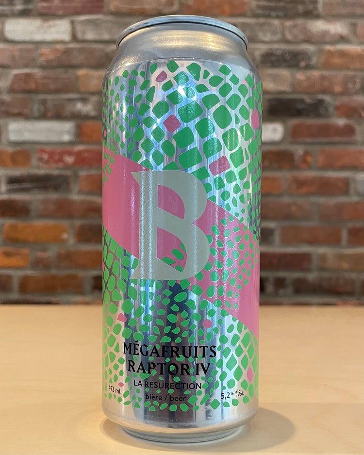 Mégafruits Raptor IV La Résurrection - Sûre - La Barberie - Beau Dégât Bièrerie de Quartier