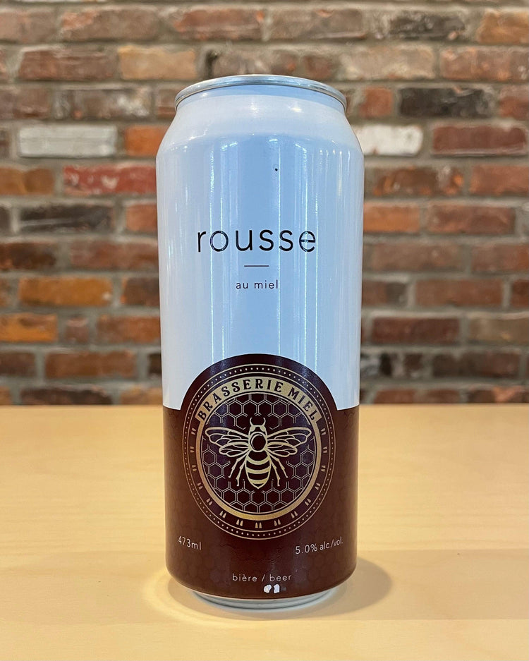 Miel Rousse - Ambrée - Brasserie Miel - Beau Dégât Bièrerie de Quartier