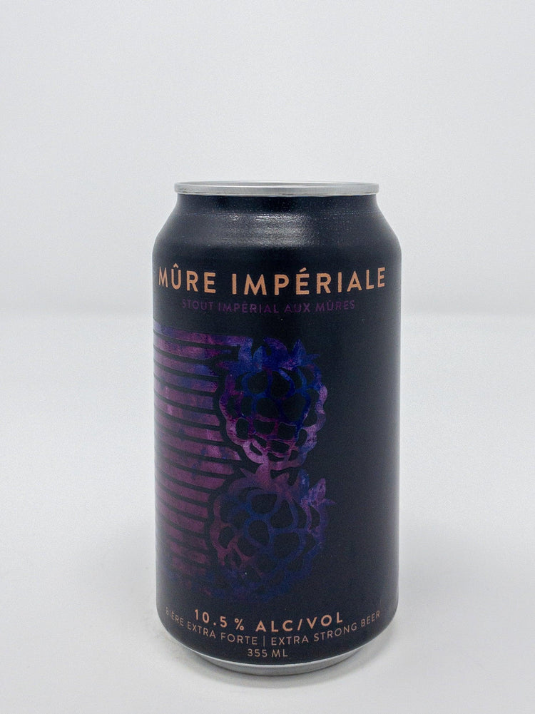 Mûre Impériale - Stout Impérial aux Mûres - Noire - Beauregard, Brasserie et Distillerie - Beau Dégât Bièrerie de Quartier