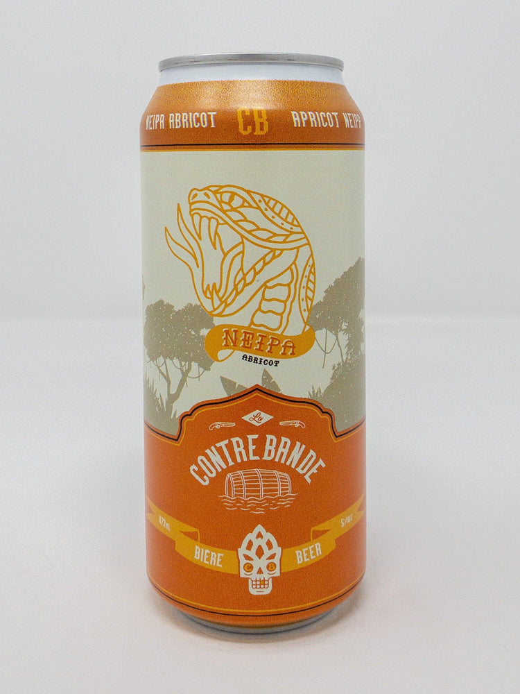 Neipa Abricot - Houblonnée - Contrebande - Beau Dégât Bièrerie de Quartier