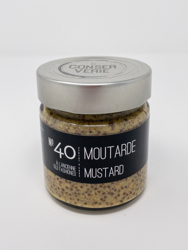 No40 Moutarde à l'ancienne - Condiment - La Conserverie - Beau Dégât Bièrerie de Quartier